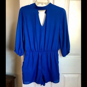 Blue Romper - Size M
